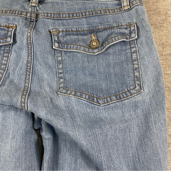 Axcess by Liz Claiborne Womens Straight Leg Capri Jeans Size 4 - Picture 6 of 11